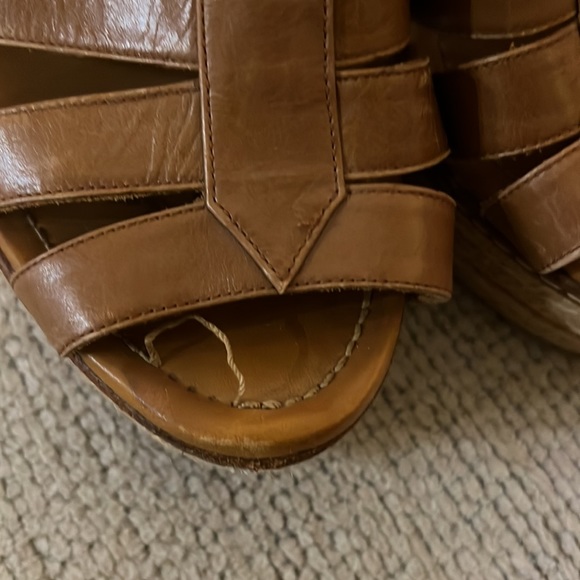 Ralph Lauren Summer Wedges 8.5 - Picture 3 of 6